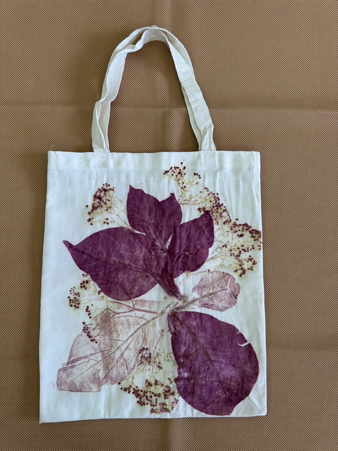 กระเป๋าผ้า Eco print