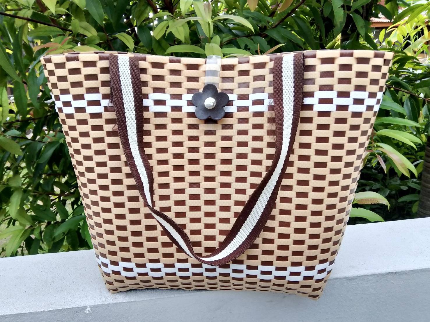 กระเป๋าจักสานบ้านสะพานใหม่