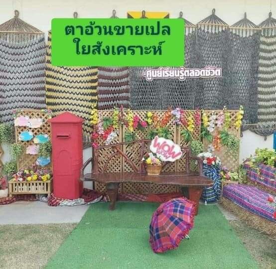 ตาอ้วนขายเปลใยสังเคราห์