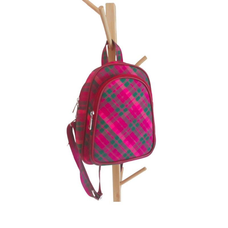 เป้ผ้าไหมลายขาวม้าแฟชั่น