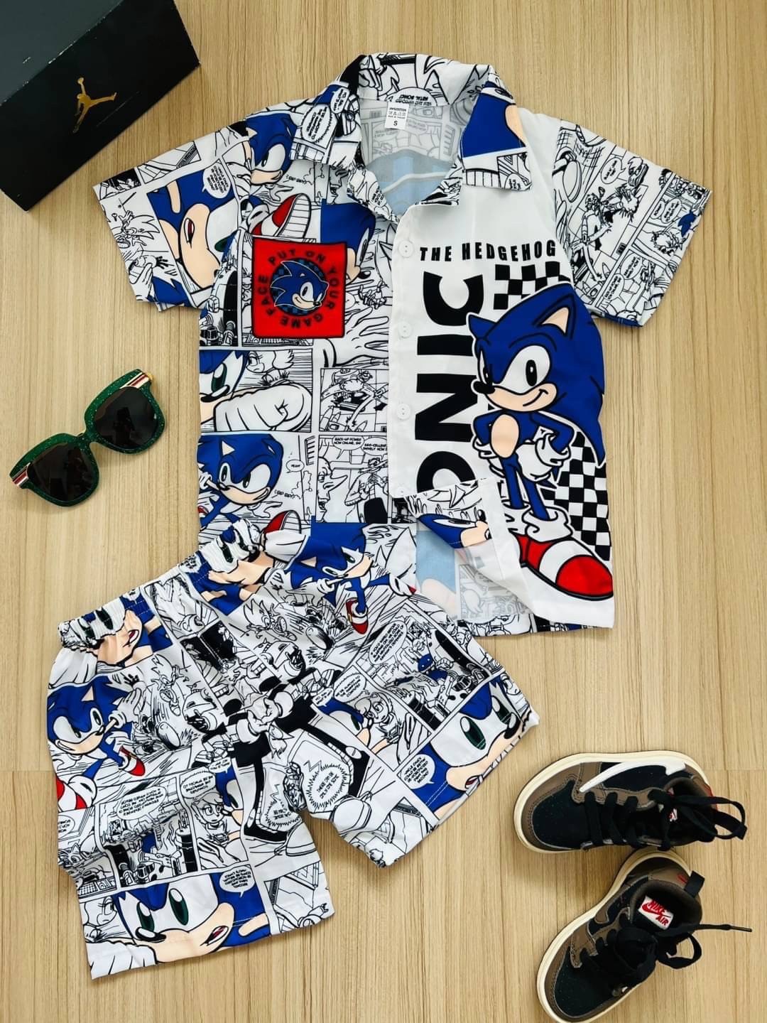 เชิ้ตเด็กแขนสั้นขาสั้น