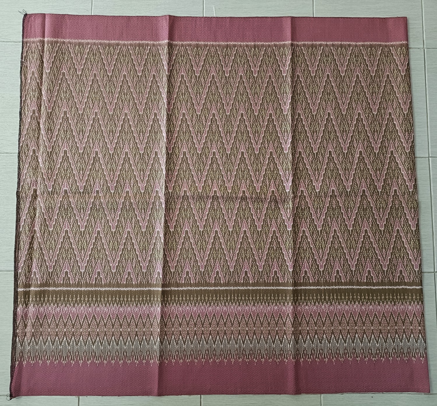 มัดหมี่ 6 ตะกอ สีธรรมชาติ