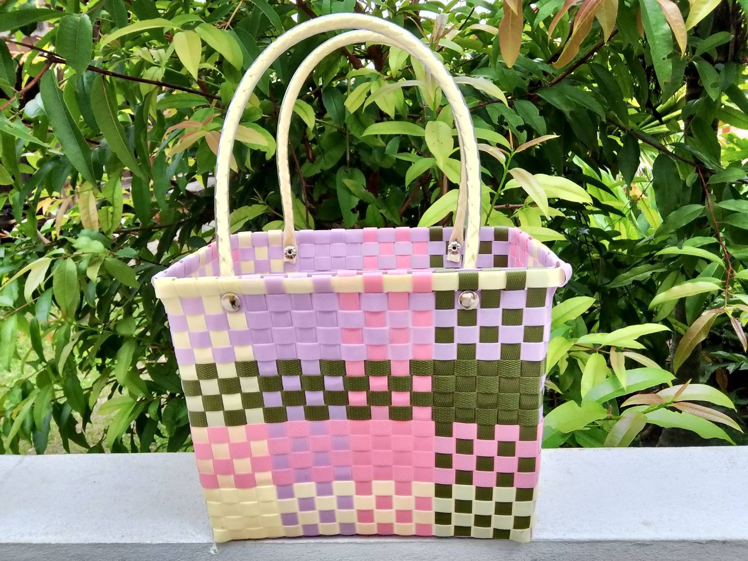 กระเป๋าจักสานบ้านสะพานใหม่