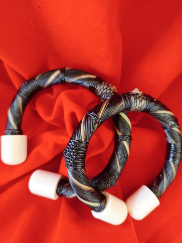 กำไลขนหางช้างหัวบัวงาช้าง