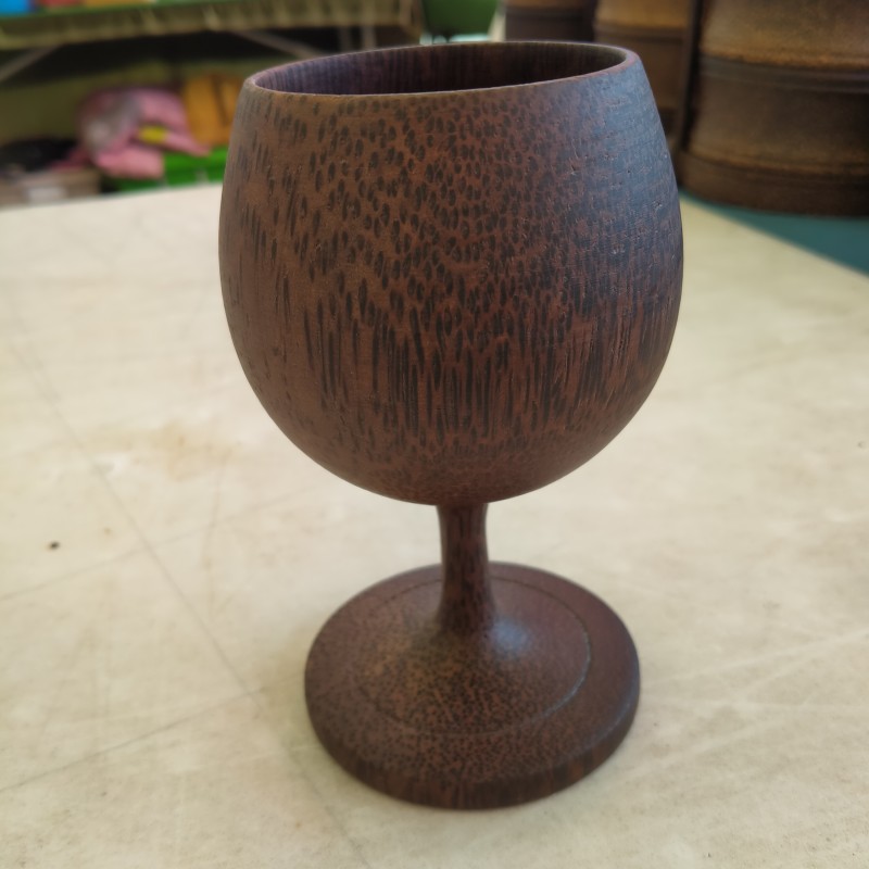 แก้วไวน์ไม้ตาล