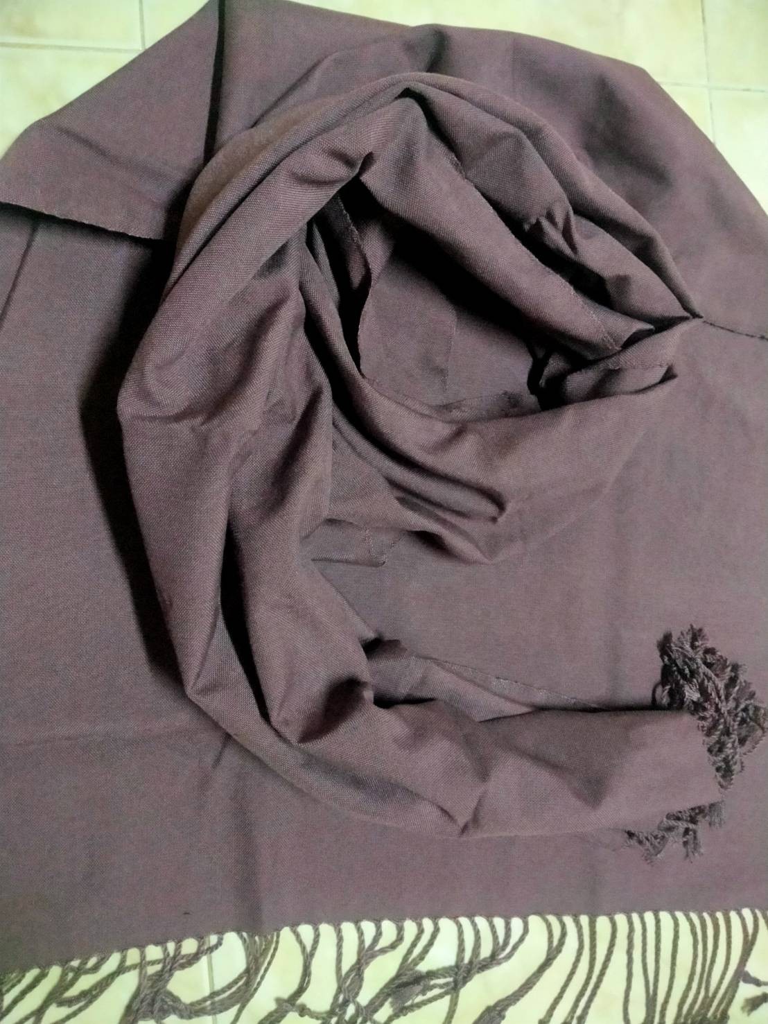 ผ้าพันคอทอมือ