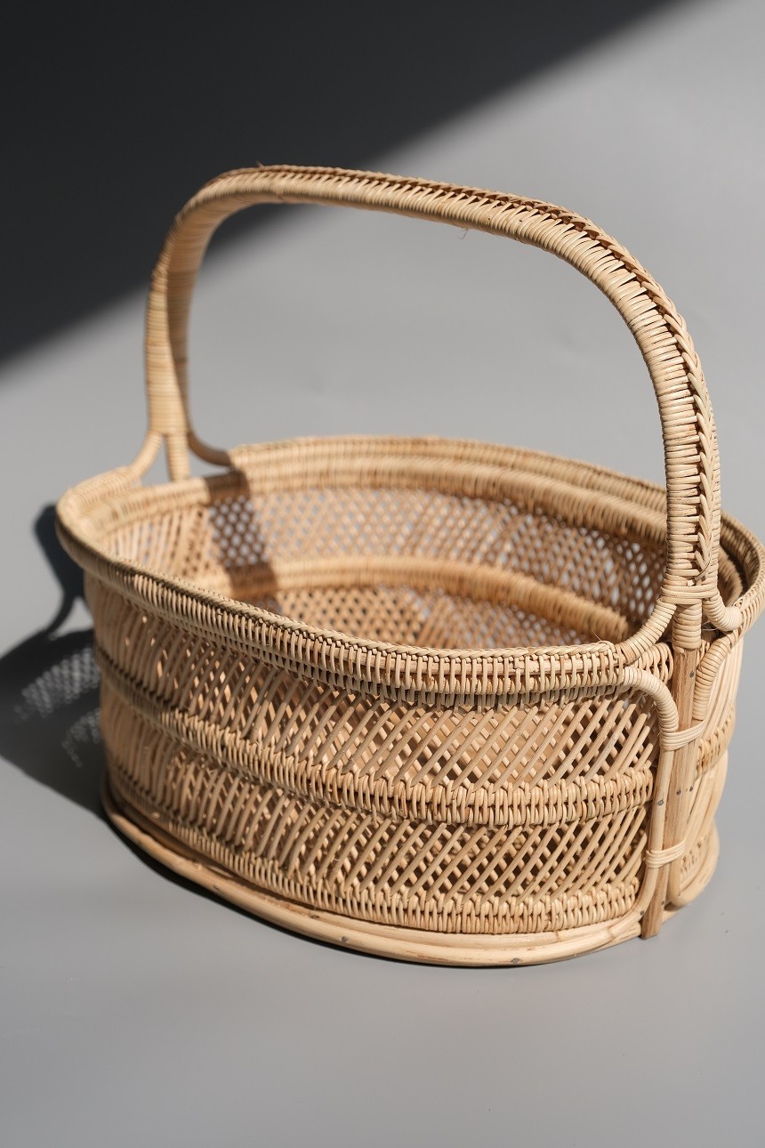 ตะกร้าทรงรี 2 ชั้นพิเศษ