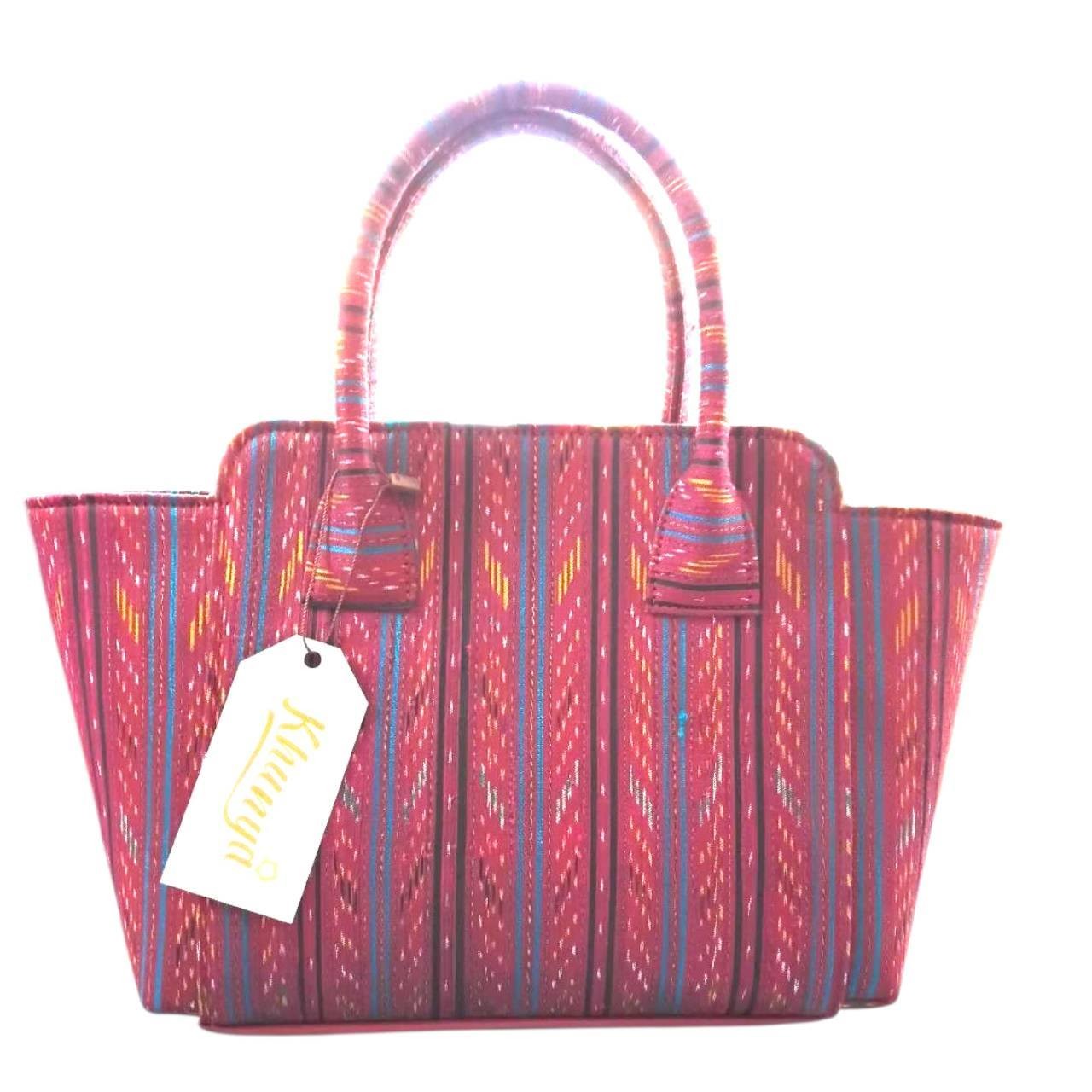 กระเป๋าผ้าไหมแท้ลายโฮล