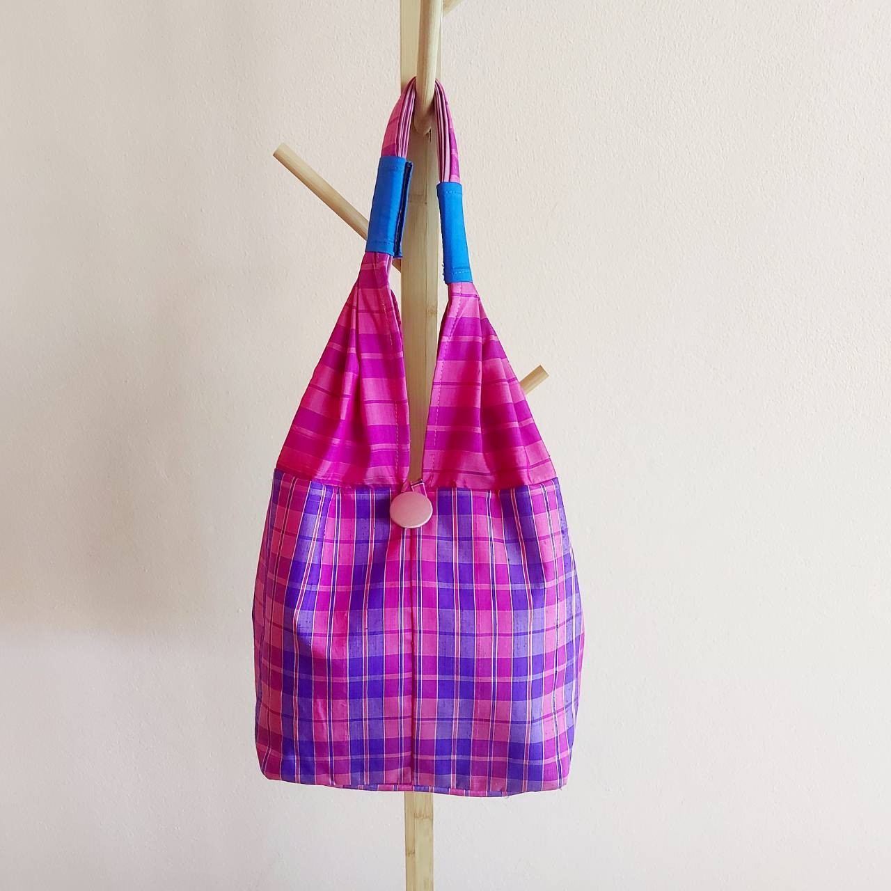 ย่ามผ้าไหมลายผ้าขาวม้า