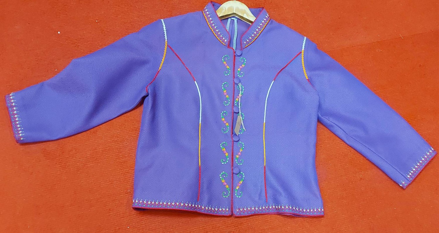 เสื้อแซวสุภาพสตรี สีม่วง