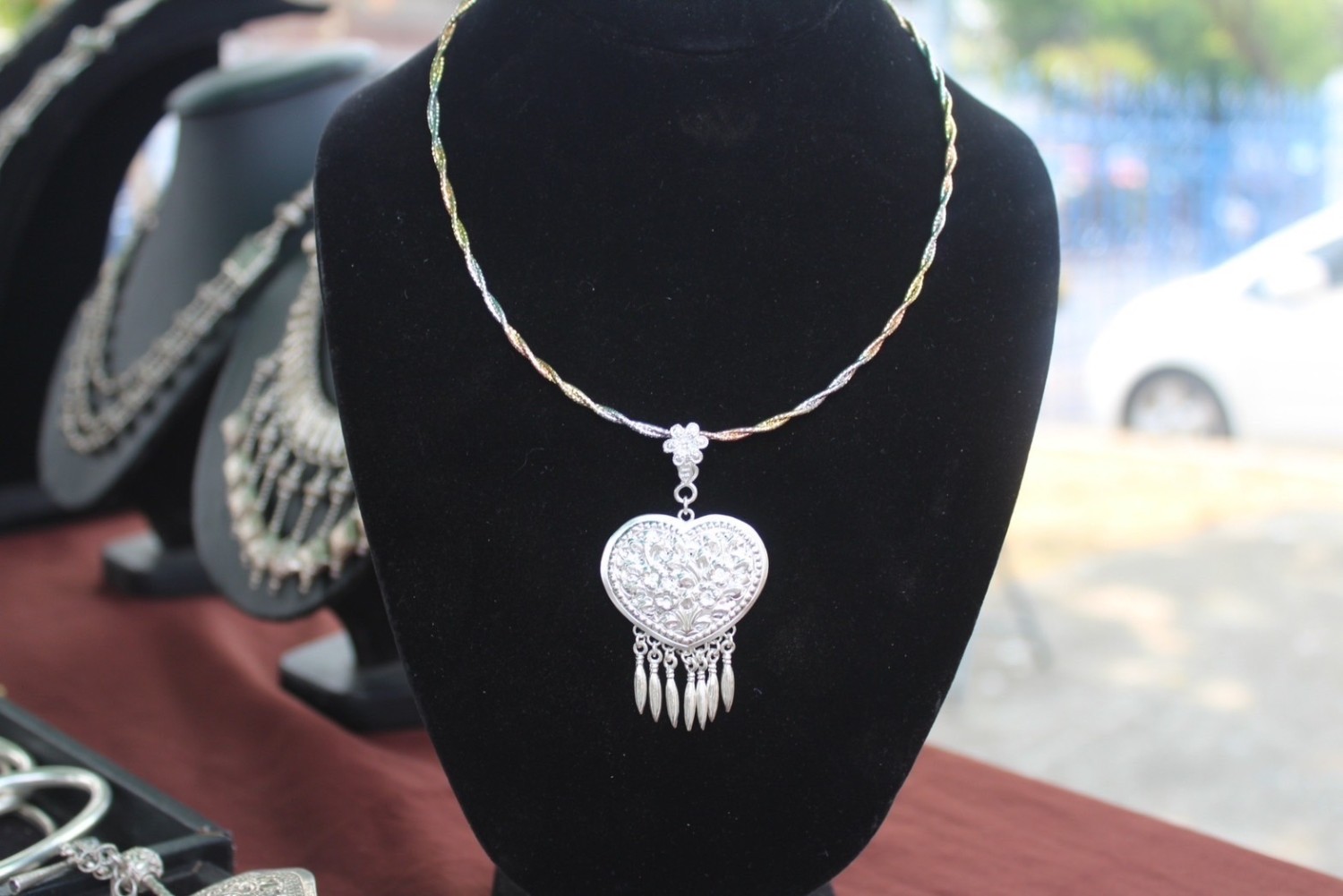 สร้อยคอเงิน ลายหัวใจ ยาว 18 นิ้ว