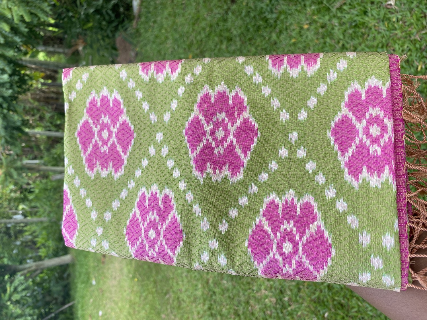 ผ้าไหมยกดอกพาสเทล