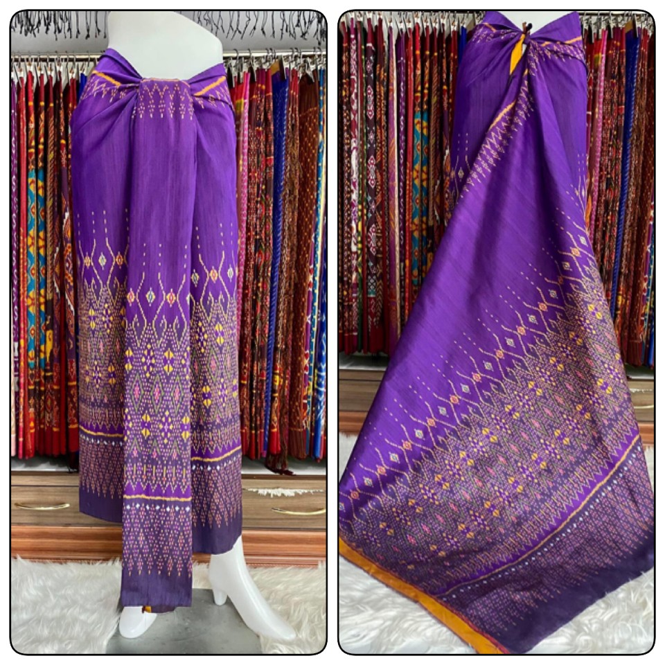 ผ้าไหมมัดหมี่กาบเชิง