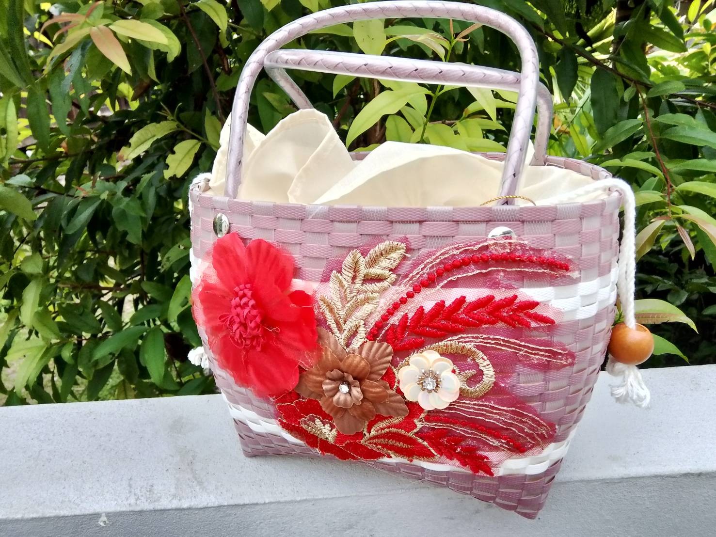 กระเป๋าจักสานบ้านสะพานใหม่