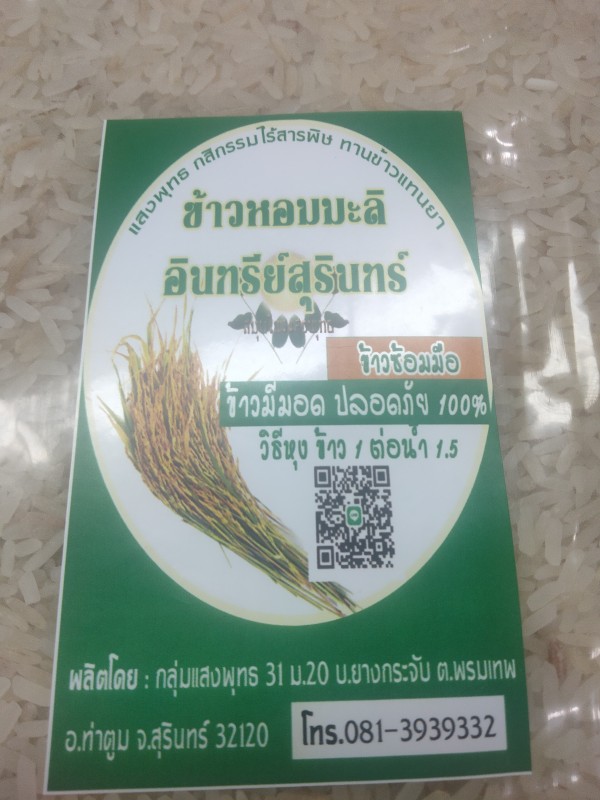 ข้าวหอมมะลิอินทรีย์สุรินทร์