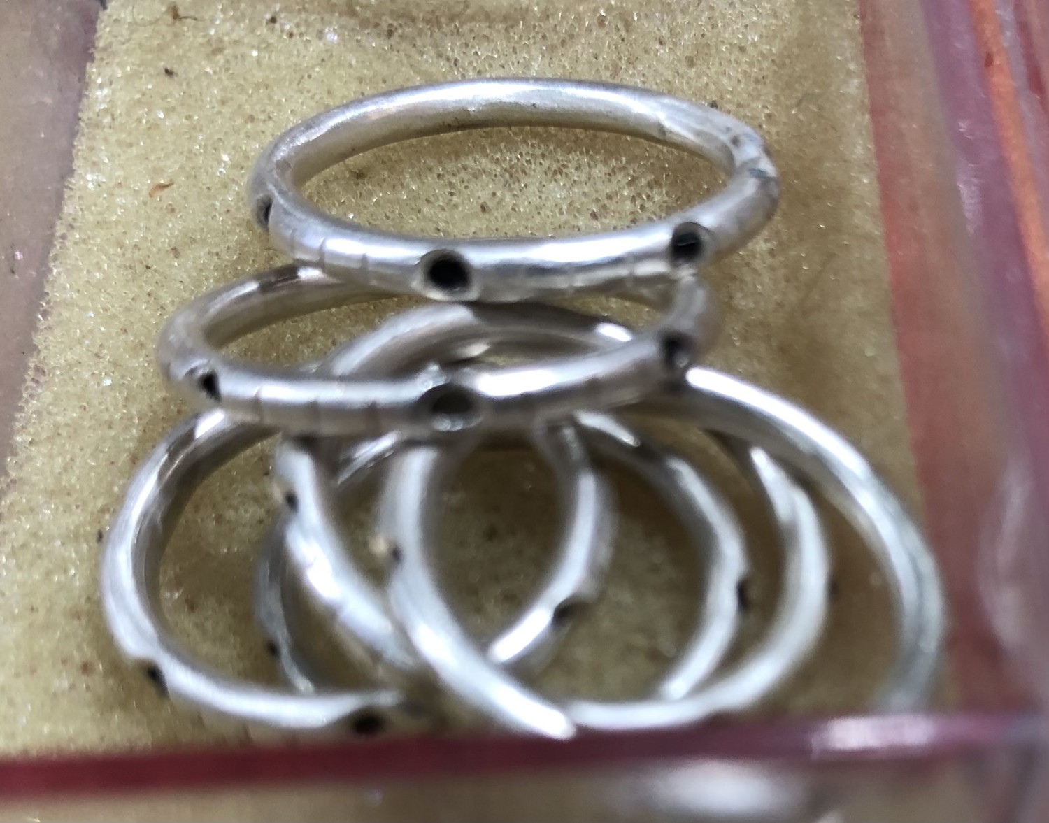 แหวนเงินสอดหางช้าง