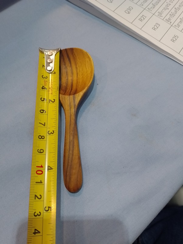 ช้อนยาไม้สัก