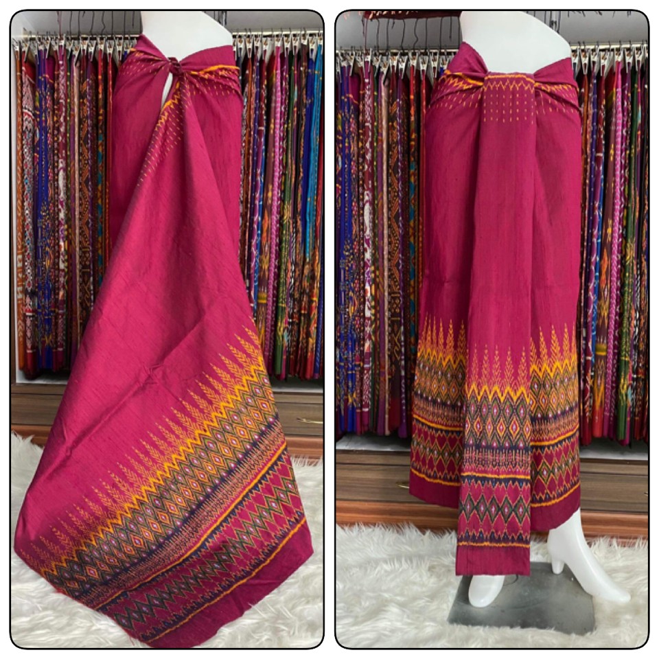 ผ้าไหมมัดหมี่กาบเชิง