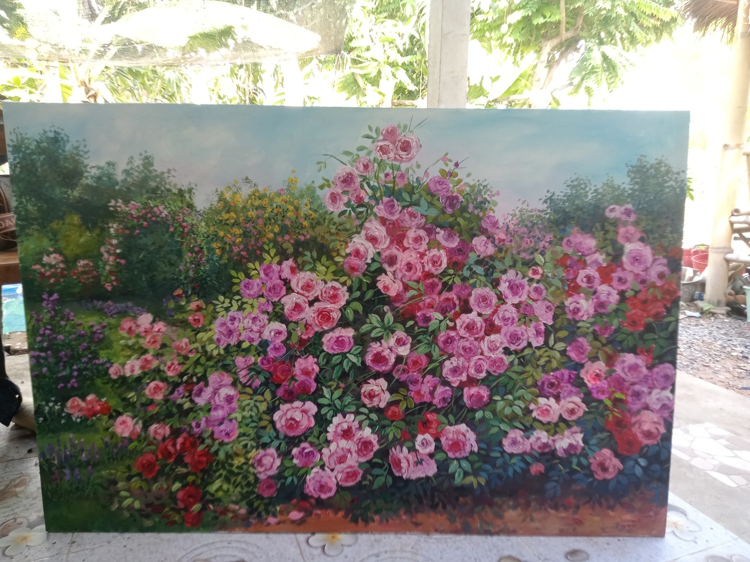 ภาพวาดกุหลาบ