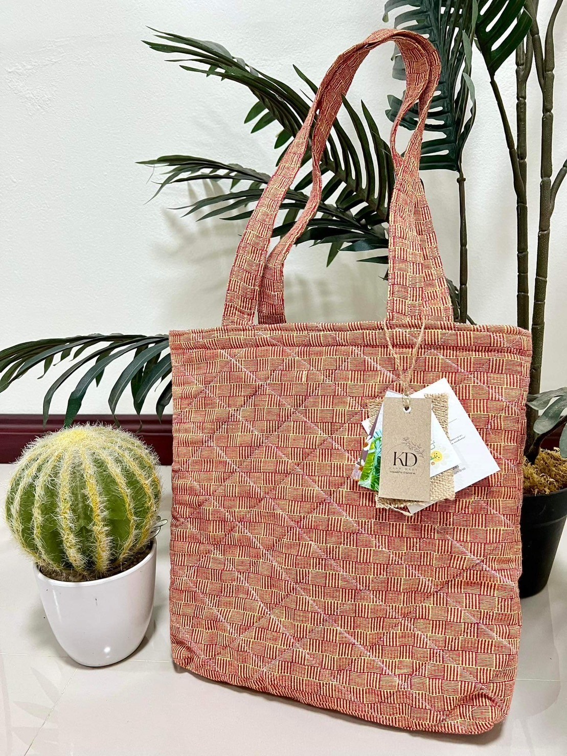 กระเป๋าผ้าฝ้ายทอมือ