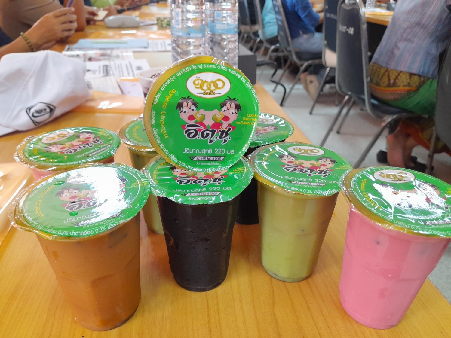 เฉาก๊วยถ้วย สำหรับจัดเตรียม และโรงทาน