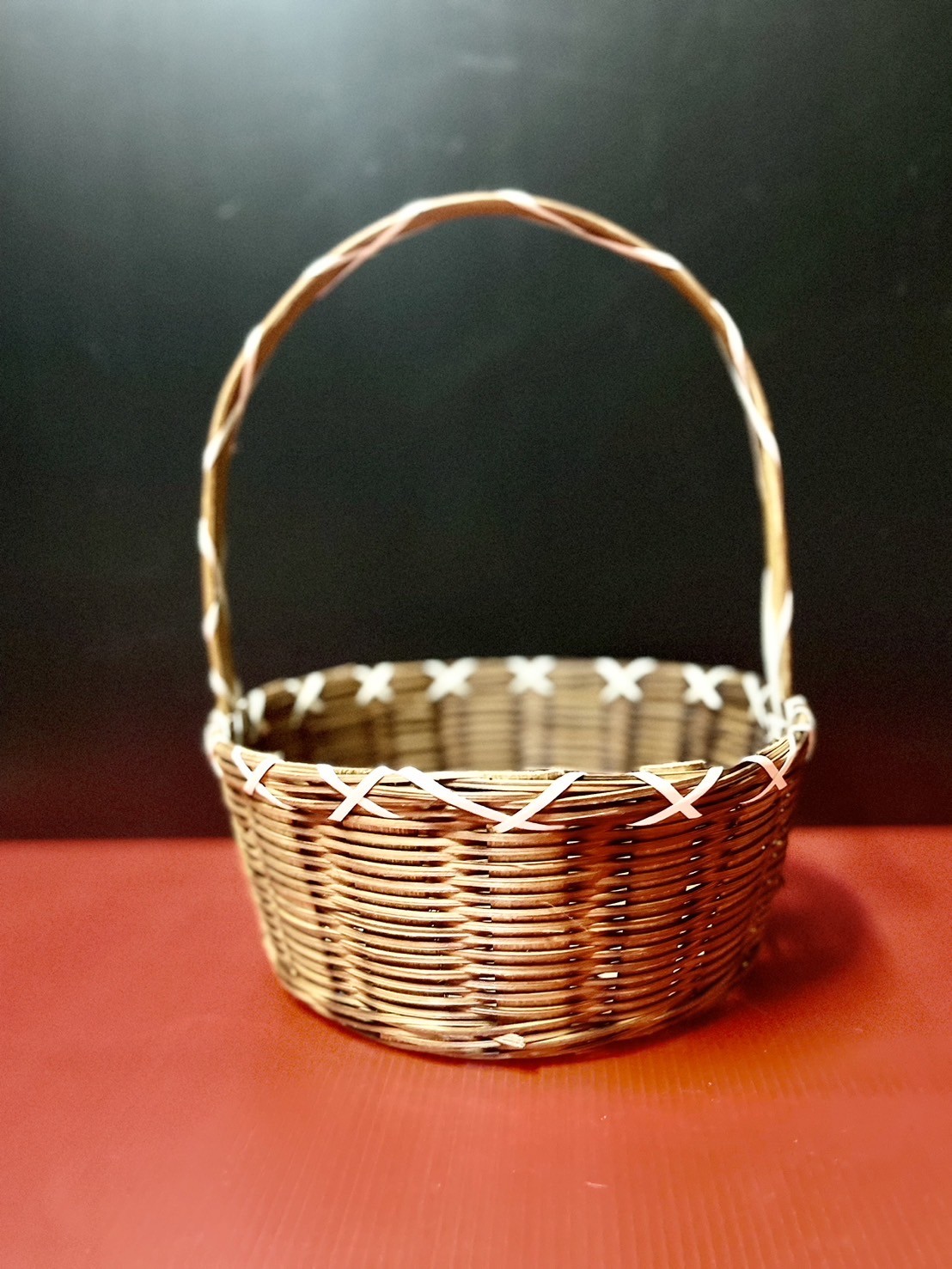 ตะกร้าไม่ไผ่ กระเช้าเล็ก