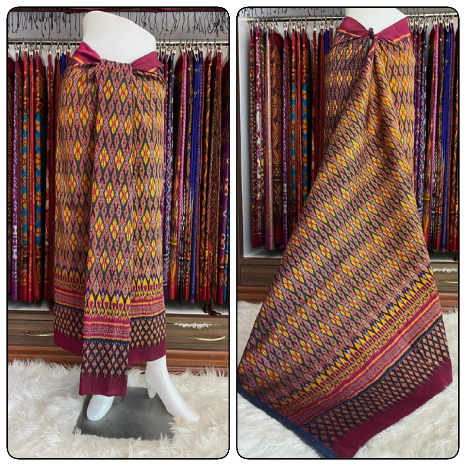 ผ้าไหมมัดหมี่กาบเชิง