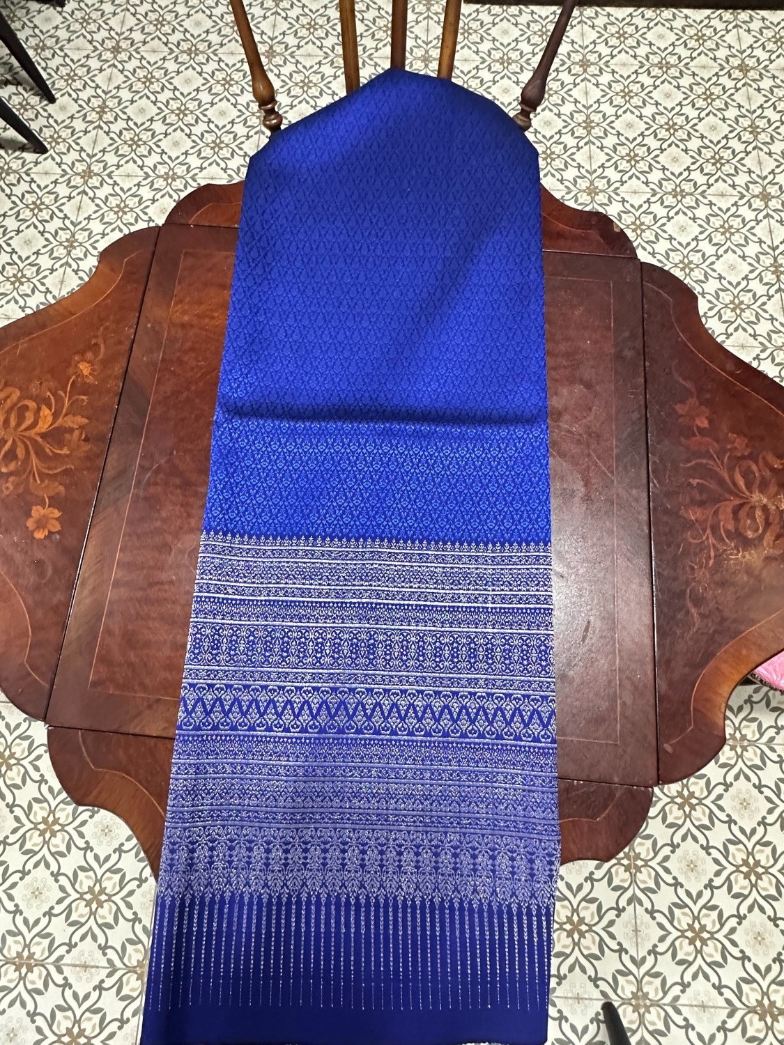 ผ้าไหมยกดอก4เมตร