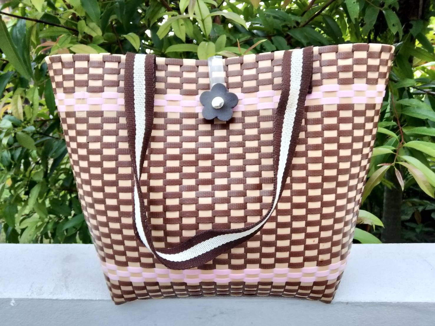 กระเป๋าจักสานบ้านสะพานใหม่