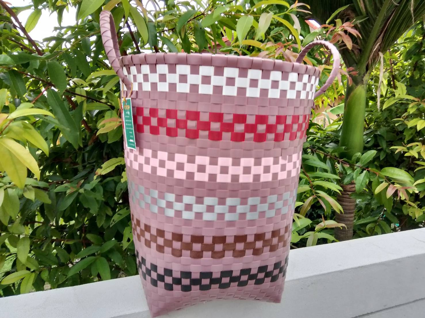 กระเป๋าจักสานบ้านสะพานใหม่