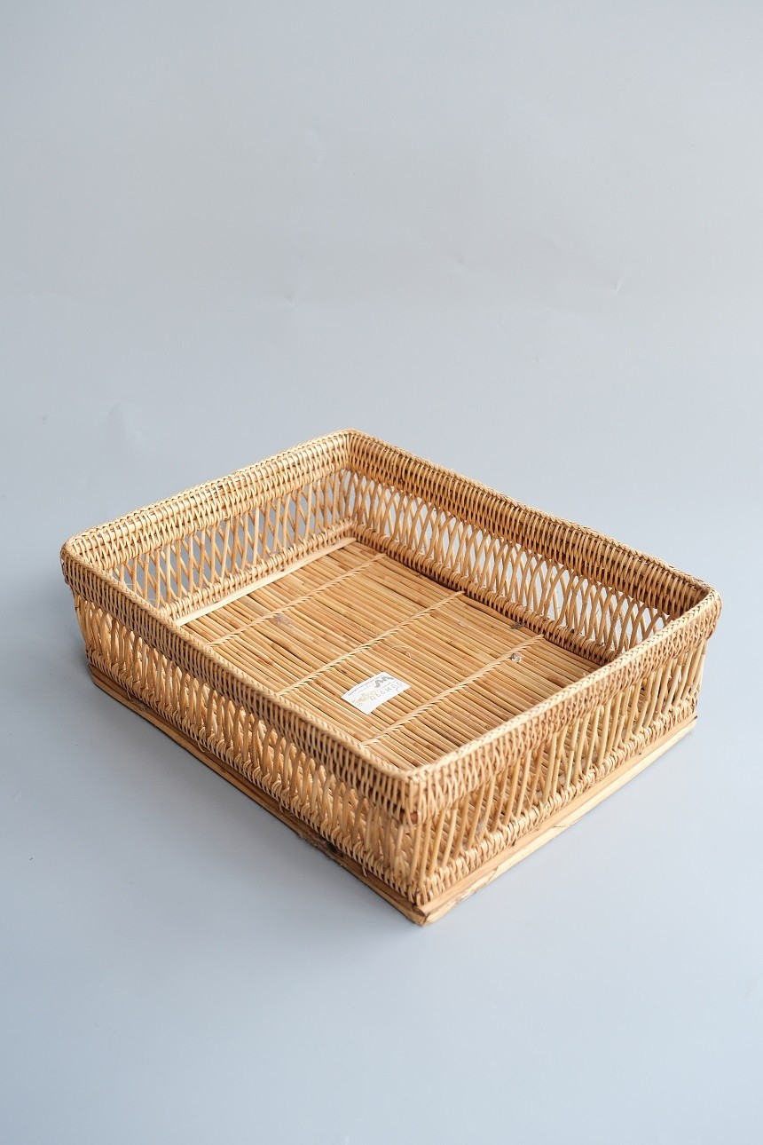 กระจาดทรงสี่เหลี่ยม ไม่มีหู