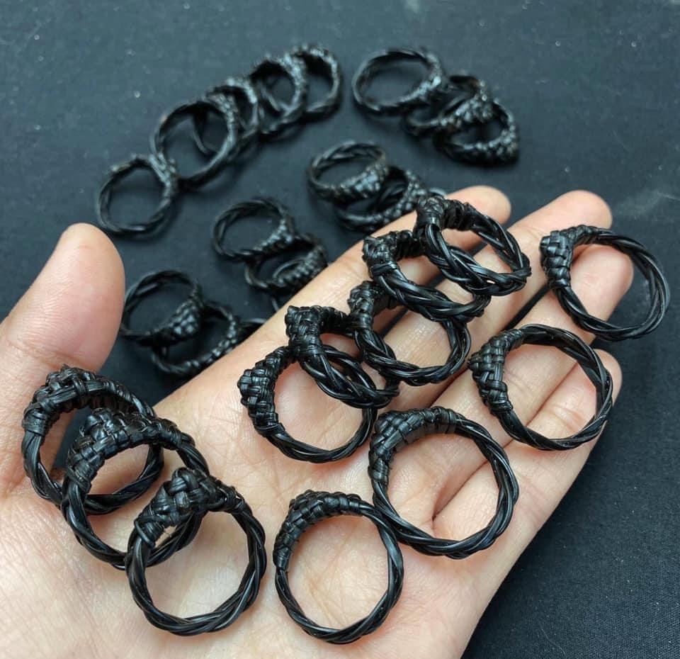 แหวนขนหางช้างแท้ ปอก5