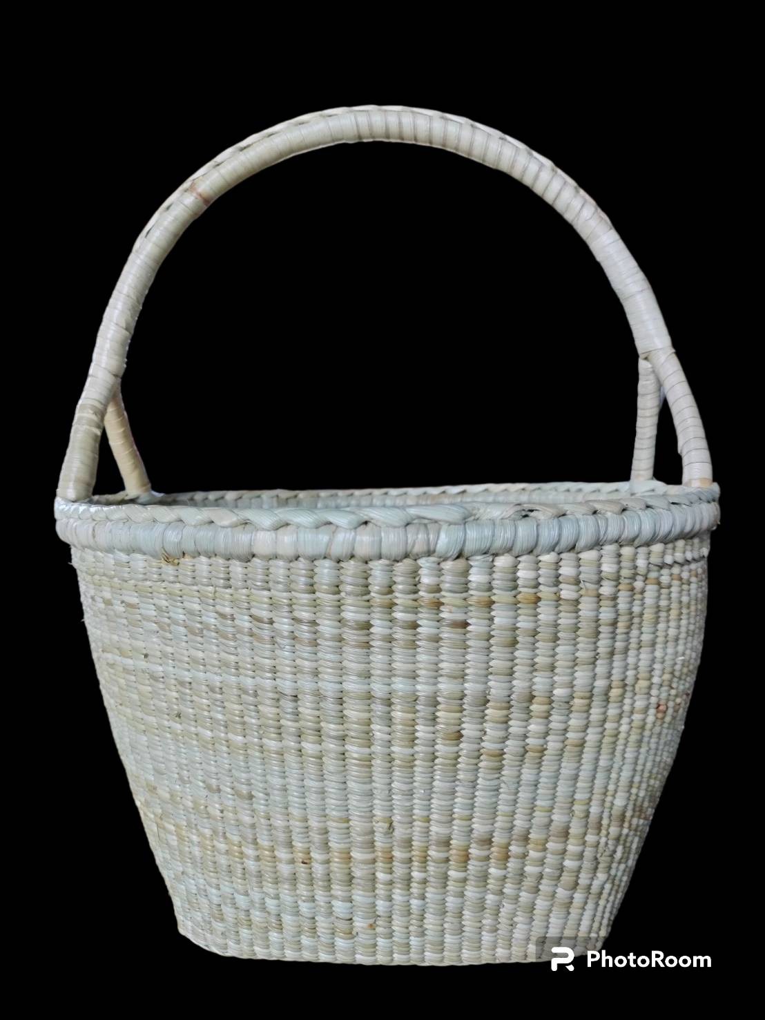 ตะกร้าสานทรงกลม