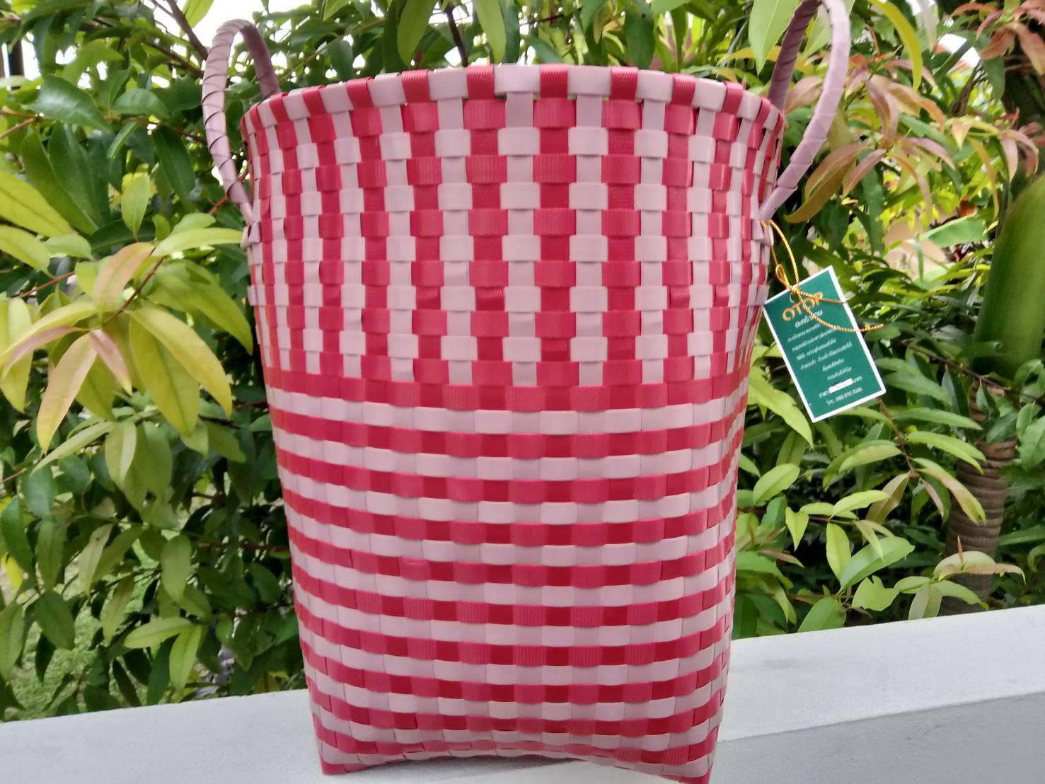 กระเป๋าจักสานบ้านสะพานใหม่