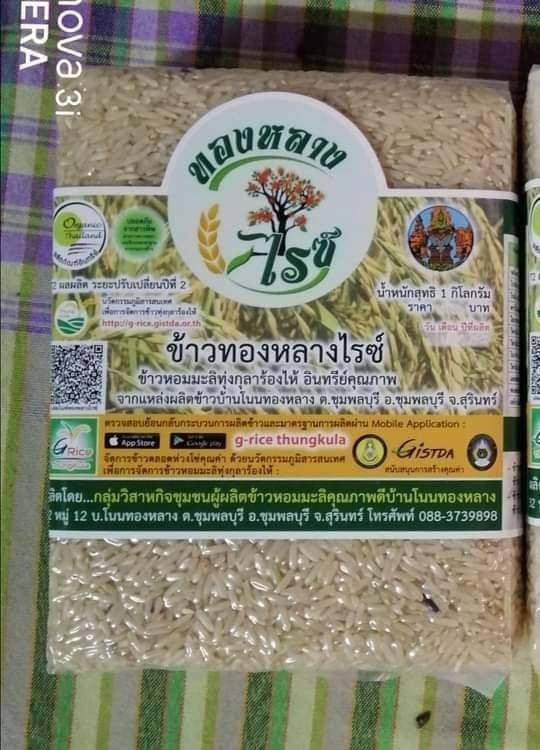 ข้าวกล้องหอมมะลิอินทรีย์ ทองหลางไรซ์