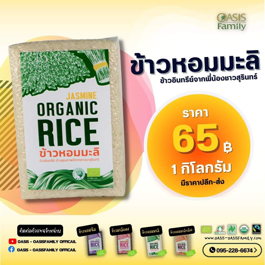 ข้าวหอมมะลิอินทรีย์
