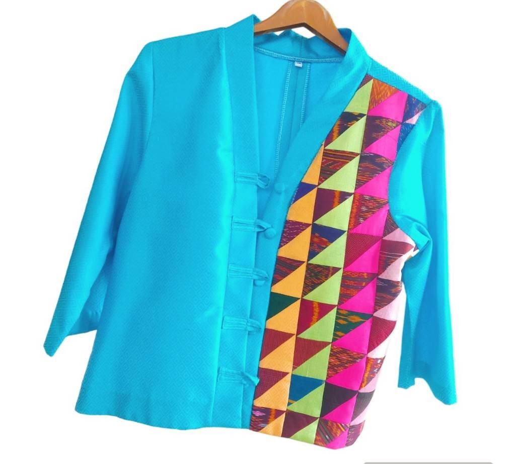 เสื้อไหมต่อลาย