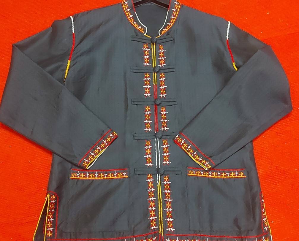 เสื้อคลุมไหมแท้ แซวมือ