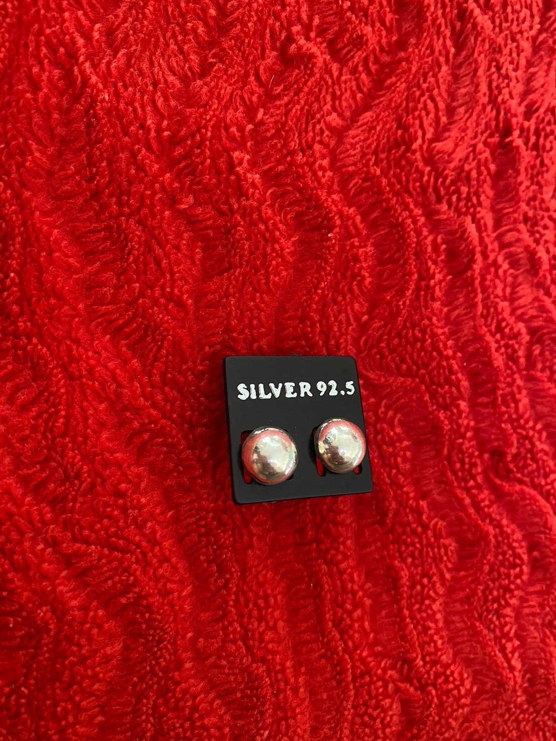 ต่างหูมุดเงินเเท้