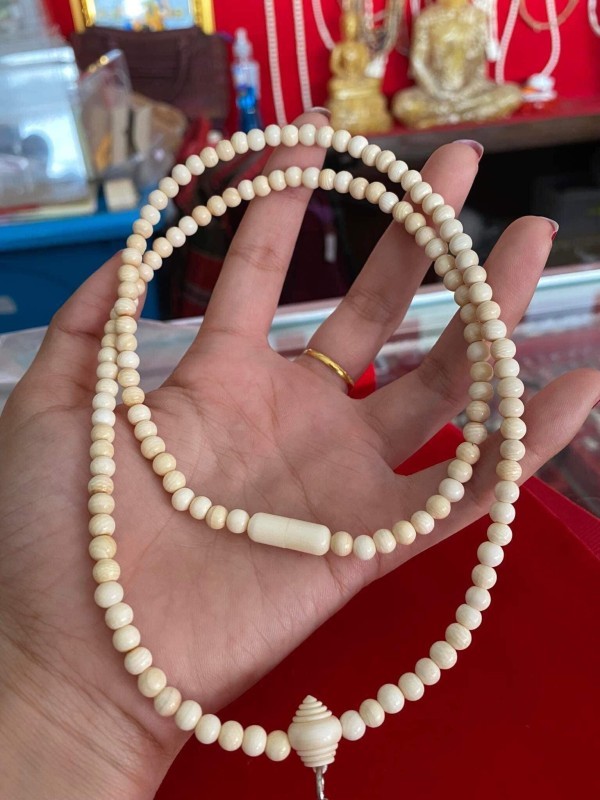 สร้อยคองาประคำกลม5มิล