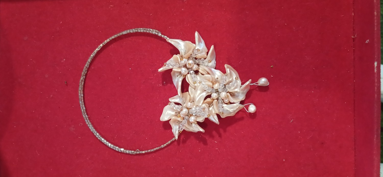 สร้อยโชคเกอร์ ดอกไม้ (มินิมอล)