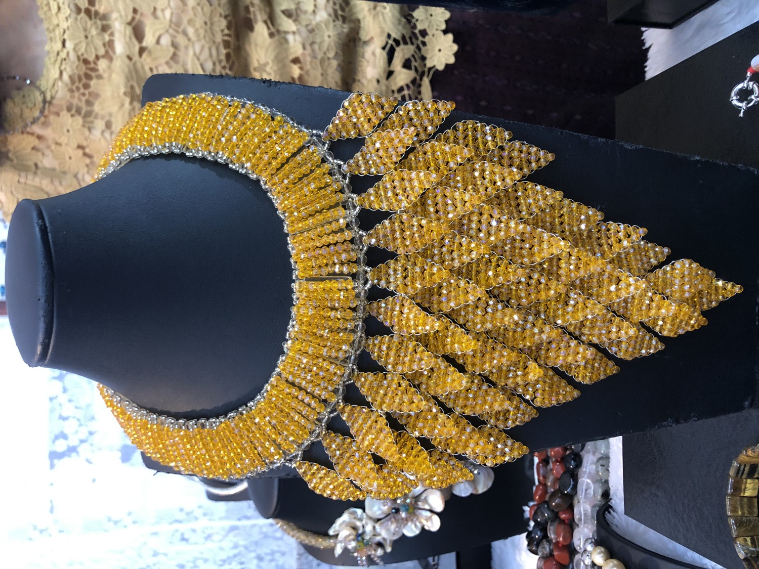 สร้อยระนาดคริสตัลหยดน้ำ