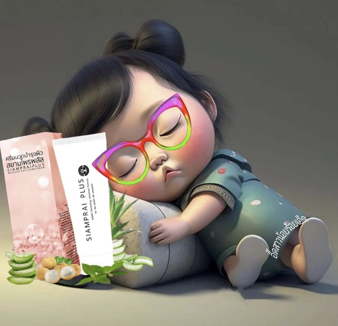 ครีมนวดบำรุงผิวสยามไพรพลัส บำรุงสุขภาพชะลอวัย