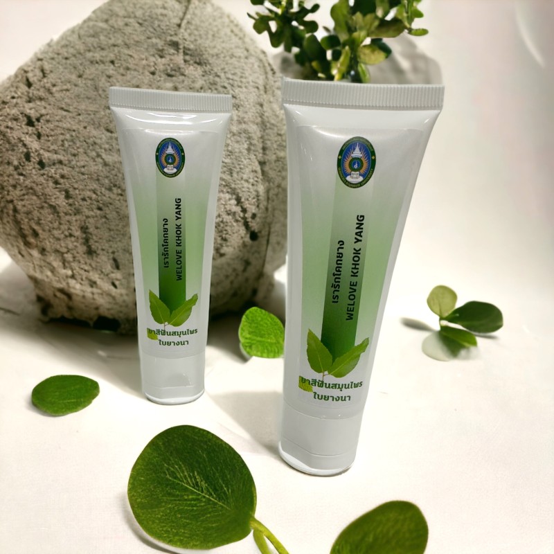 ยาสีฟันสมุนไพร ใบยางนา