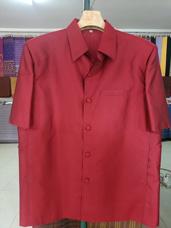 เสื้อสูทผ้าไหมยกดอก