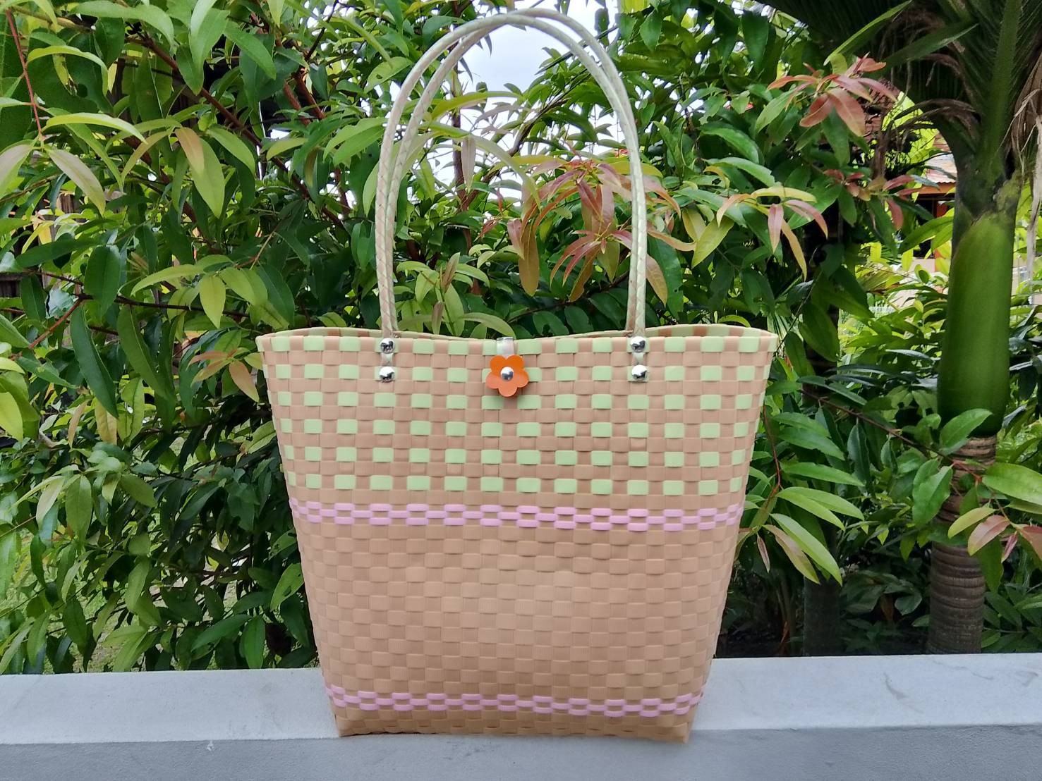 กระเป๋าจักสานบ้านสะพานใหม่