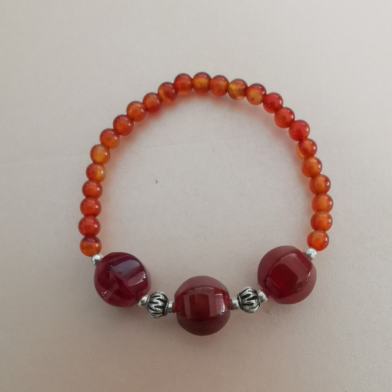 สร้อยข้อมือคาเนเลี่ยน+ประคำเงิน