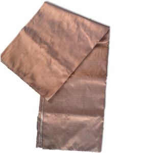 ผ้าไหมสีพื้น สีหมากสุก