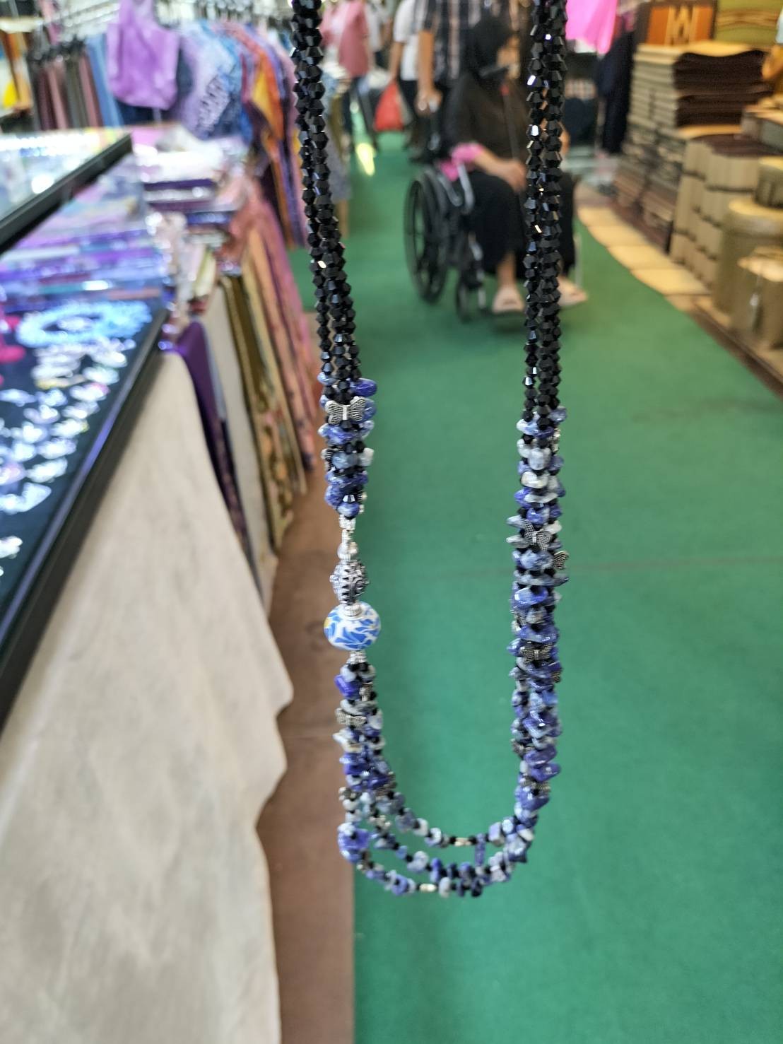 สร้อยหินลาพิสลาซูลี3สาย