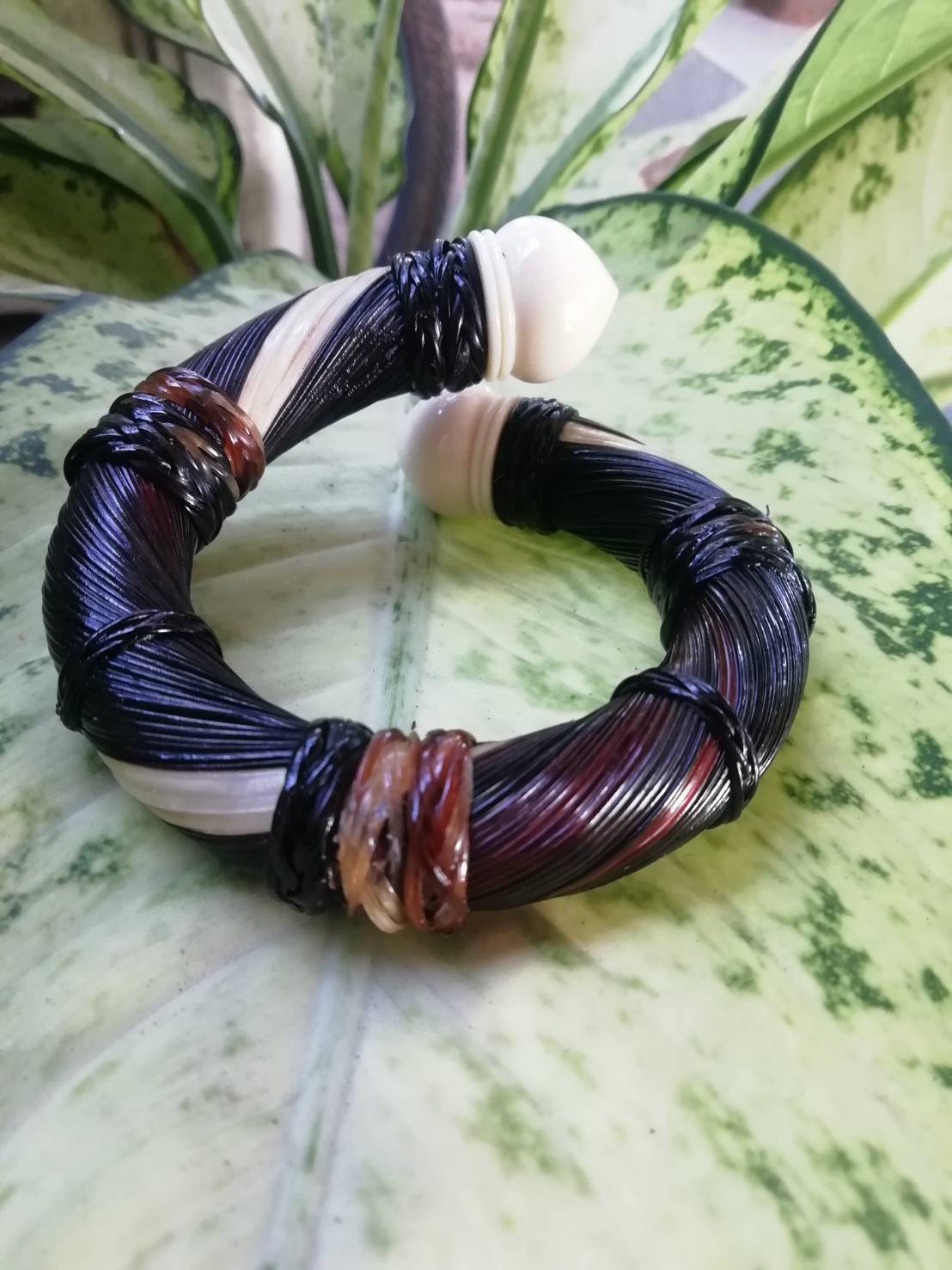 กำไลขนหางช้าง 3 สี